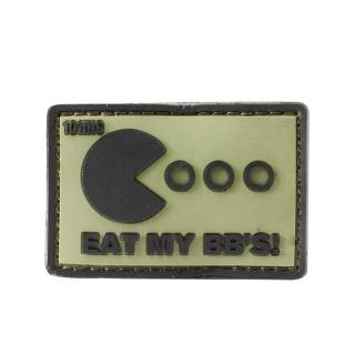 Eat My BBs OD Rubber 3D Patch